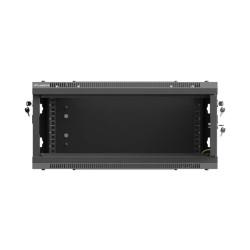 LANBERG NÁSTENNÁ INŠTALAČNÁ SKRIŇA 19'' 4U 600X450 ČIERNE KOVOVÉ DVERE (PLOCHÉ BALENIE)