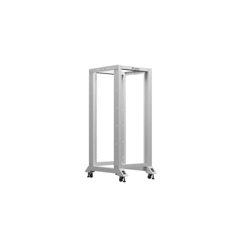 LANBERG OTVORENÝ RACK 19'' 27U 600X800 ŠEDÝ