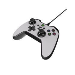 Drôtový gamepad Genesis MANGAN 300, pre PC/Switch/Mobil, biely