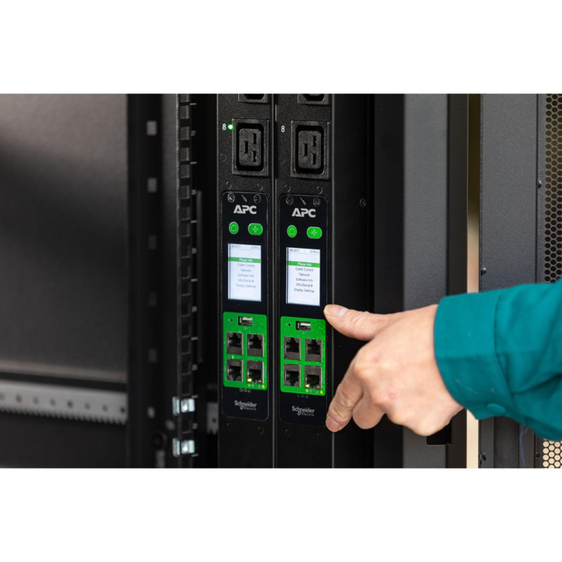 APC - Easy PDU Metered ZeroU 16A 230V (18)C13 (3)C19 IEC309