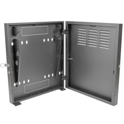 EATON - Skriňa SmartRack 2U vertikálne, Š-650, V-730, hĺbka pre prepínače, montáž na stenu
