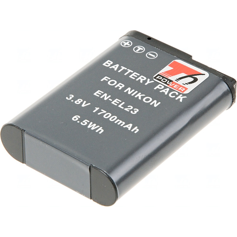 Batérie T6 Power pre Nikon EN-EL23, 1700mAh, 6,5Wh