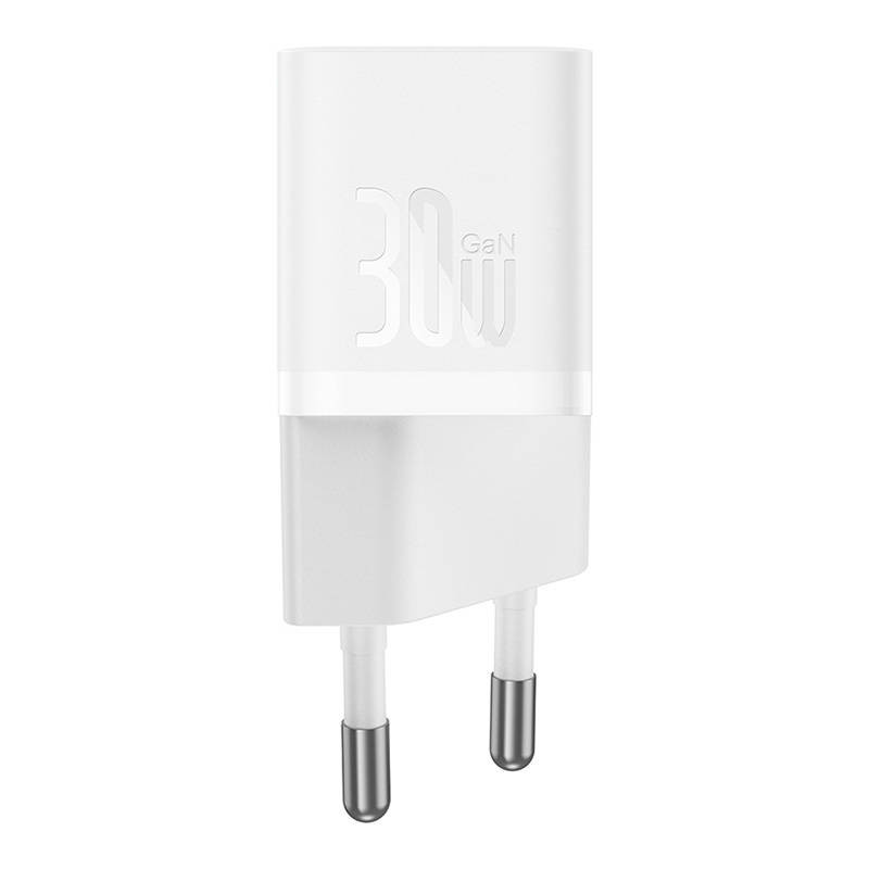 NONAME - Baseus Rýchlonabíjačka do siete GaN5 Mini 30W EU biela