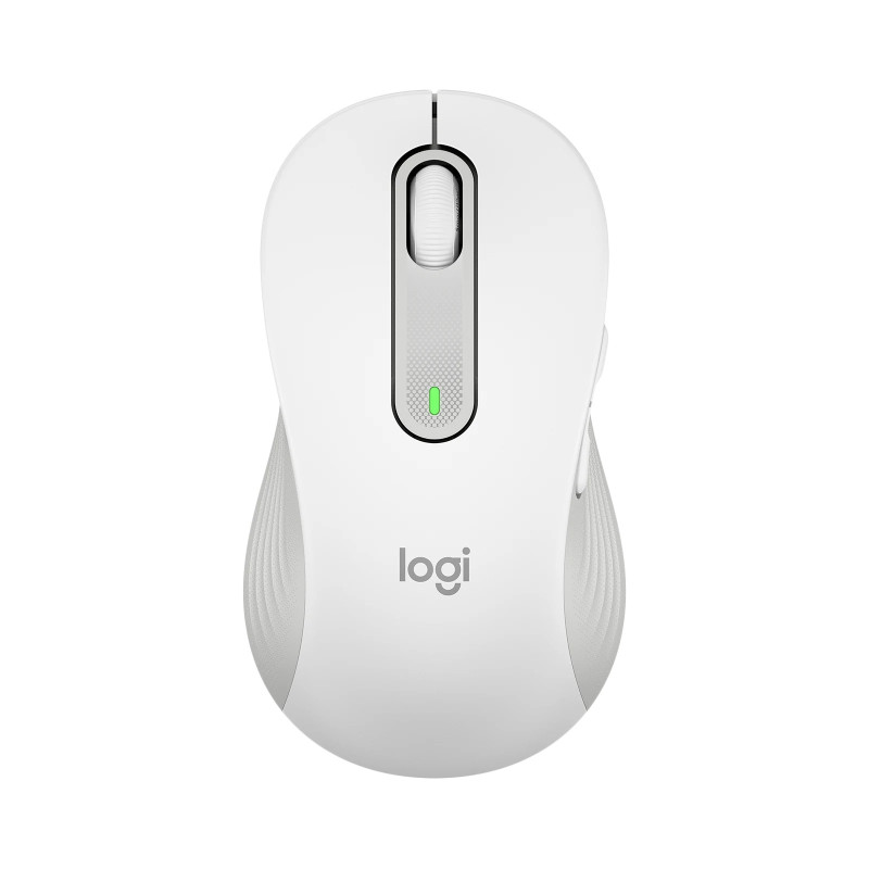 Logitech M650L/Kancelárska/Laserová/Pre ľavákov/Bezdrôtová USB + Bluetooth/Biela