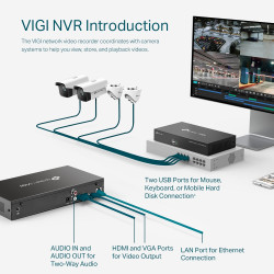 TP-LINK - VIGI NVR1008H 8 Channel Network Video Recorder