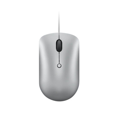 Lenovo 540/Kancelárska/Optická/2 400 DPI/Drôtová USB-C/Sivá