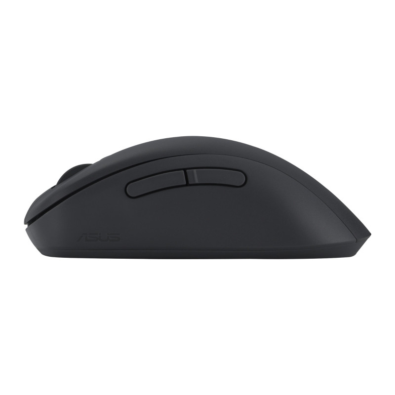 ASUS Wireless Mouse MD102/Kancelárska/Optická/Pre pravákov/1 600 DPI/USB+BT/Sivá