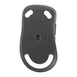 ASUS Wireless Mouse MD102/Kancelárska/Optická/Pre pravákov/1 600 DPI/USB+BT/Sivá