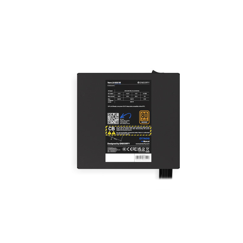 Endorfy Vero L6 Bronz 650W 80+ Bronz ATX3.1