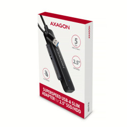 AXAGON ADSA-FP2A, USB-A 5Gbps - SATA 6G 2.5'' SSD/HDD SLIM adaptér