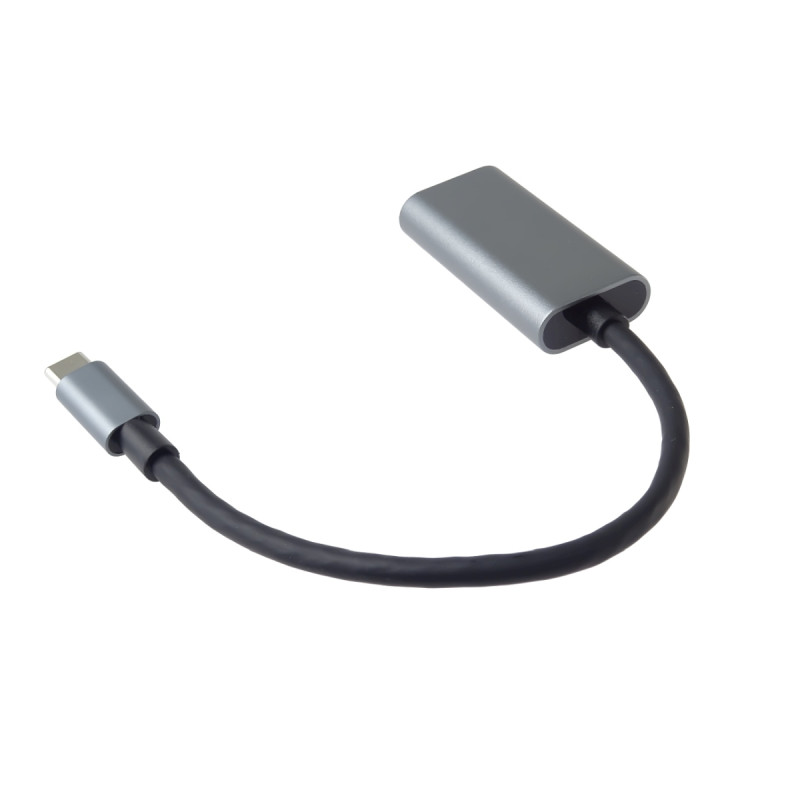 PremiumCord Prevodník USB-C na HDMI, rozlíšenie 4K a FULL HD 1080p, kovové Puzdro