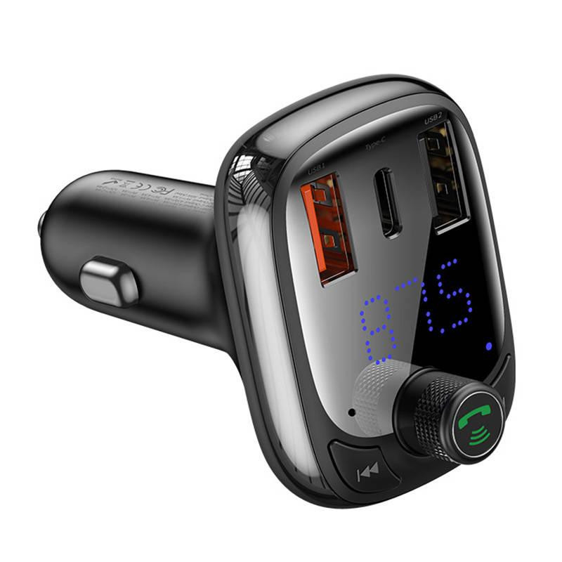 NONAME - Baseus Bluetooth FM Transmiter S13 T-shaped čierny