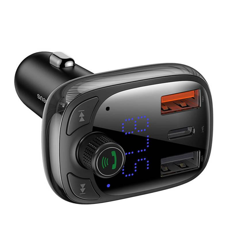 NONAME - Baseus Bluetooth FM Transmiter S13 T-shaped čierny