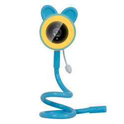 EVOLVEO Baby Monitor N35, detská pestúnka s kamerou, VOX, teplomer, nočné videnie, RGB svetlo, Modrá