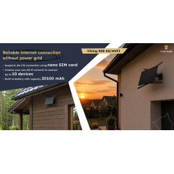Solárny router Viking R08 4G/WiFi/solárne napájanie/WiFi až pre 10 zariadení/download - 15Mbps