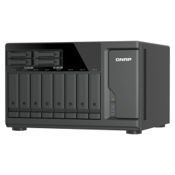 QNAP TVS-h1277AX-R5-16G (AMD Ryzen 5, 16GB DDR5 RAM, 8x 3,5'' + 4x 2,5'', 3x PCIe, 2x 2,5GbE, 2x 10GbE)