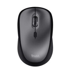 TRUST YVI+/Kancelárska/Optická/Pre pravákov/1 600 DPI/Bezdrôtová USB/Čierna