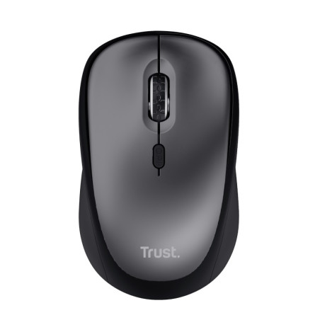 TRUST YVI+/Kancelárska/Optická/Pre pravákov/1 600 DPI/Bezdrôtová USB/Čierna