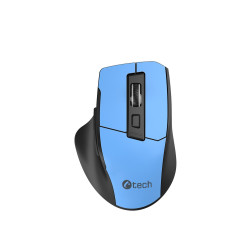 C-TECH Ergo WLM-05/Ergonomická/Optická/Bezdrôtová USB/Modrá