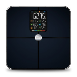 Salente BodyFit, múdra osobná diagnostická fitness váha, Bluetooth, čierna