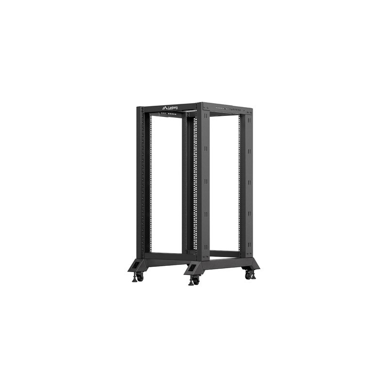 LANBERG OTVORENÝ RACK 22U 600X800 ČIERNY V2
