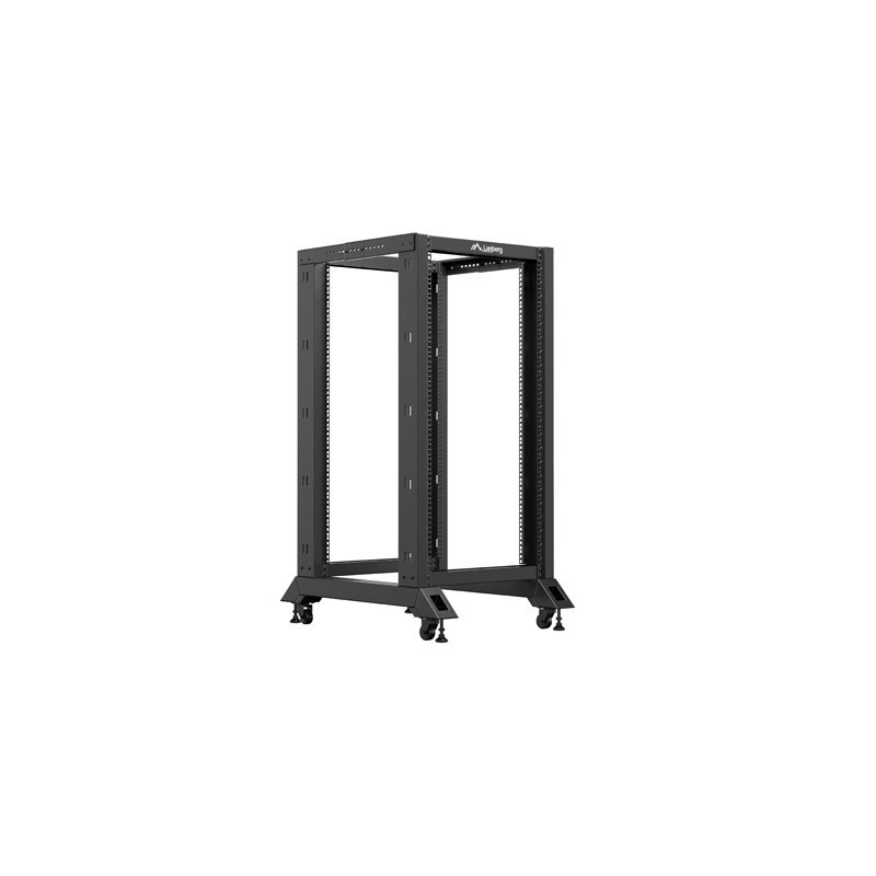 LANBERG OTVORENÝ RACK 22U 600X800 ČIERNY V2