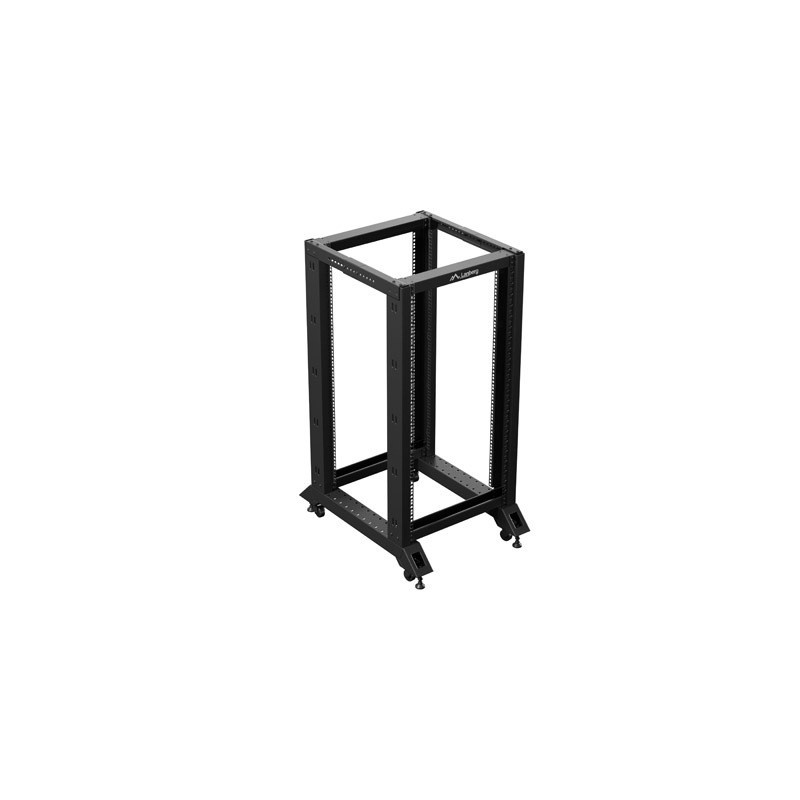 LANBERG OTVORENÝ RACK 22U 600X800 ČIERNY V2