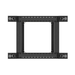 LANBERG OTVORENÝ RACK 22U 600X800 ČIERNY V2
