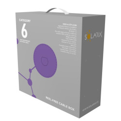 Instalačný kábel Solarix CAT6 UTP LSOH Dca-s2,d2,a1 100m/box SXKD-6-UTP-LSOH