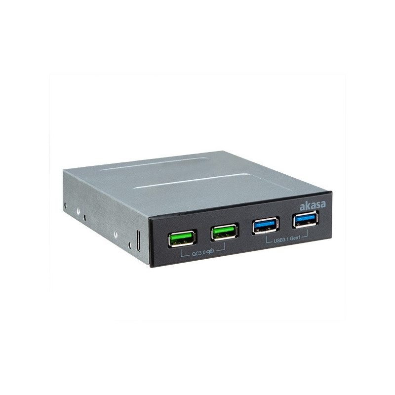 AKASA USB hub 2 x Quick Charge 3.0 + 2 x USB 3.1