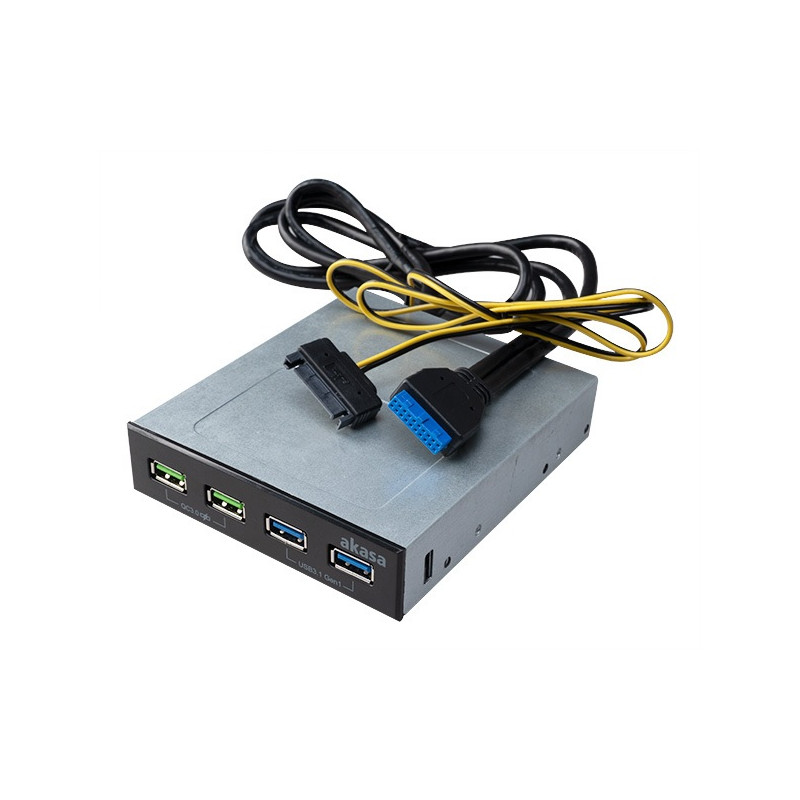 AKASA USB hub 2 x Quick Charge 3.0 + 2 x USB 3.1