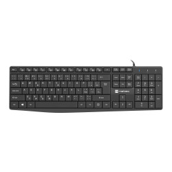 Natec klávesnica Nautilus 2/Drôtová USB/ CZ- SK layout/Čierna