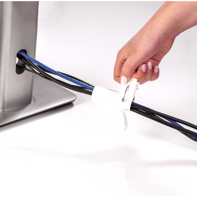 Fellowes Cablezip organizér a chránič kabeláže biely