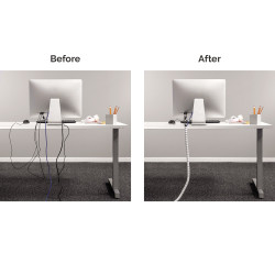 Fellowes Cablezip organizér a chránič kabeláže biely