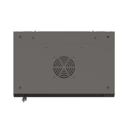 LANBERG 19'' RACKOVÁ SKRIŇA PRO MONTÁŽ NA STENU 9U/540X350 (FLAT PACK) S PROSKLENÝMI DVERMI ČIERNA