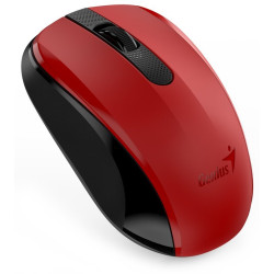 Genius NX-8008s/Kancelárska/Optická/1 200 DPI/Bezdrôtová USB/Červená