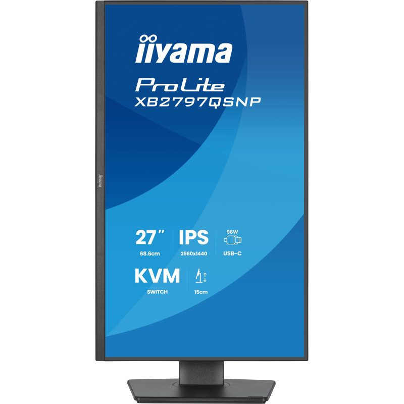 iiyama ProLite/XB2797QSNP-B1/27''/IPS/QHD/75Hz/1ms/Čierna/5R