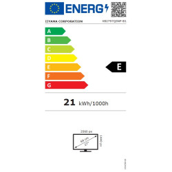 iiyama ProLite/XB2797QSNP-B1/27''/IPS/QHD/75Hz/1ms/Čierna/5R