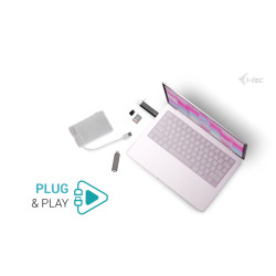 i-tec USB-C/USB-A Dongle SD/microSD karta reader + 2x USB port (1x USB-A, 1x USB-C)