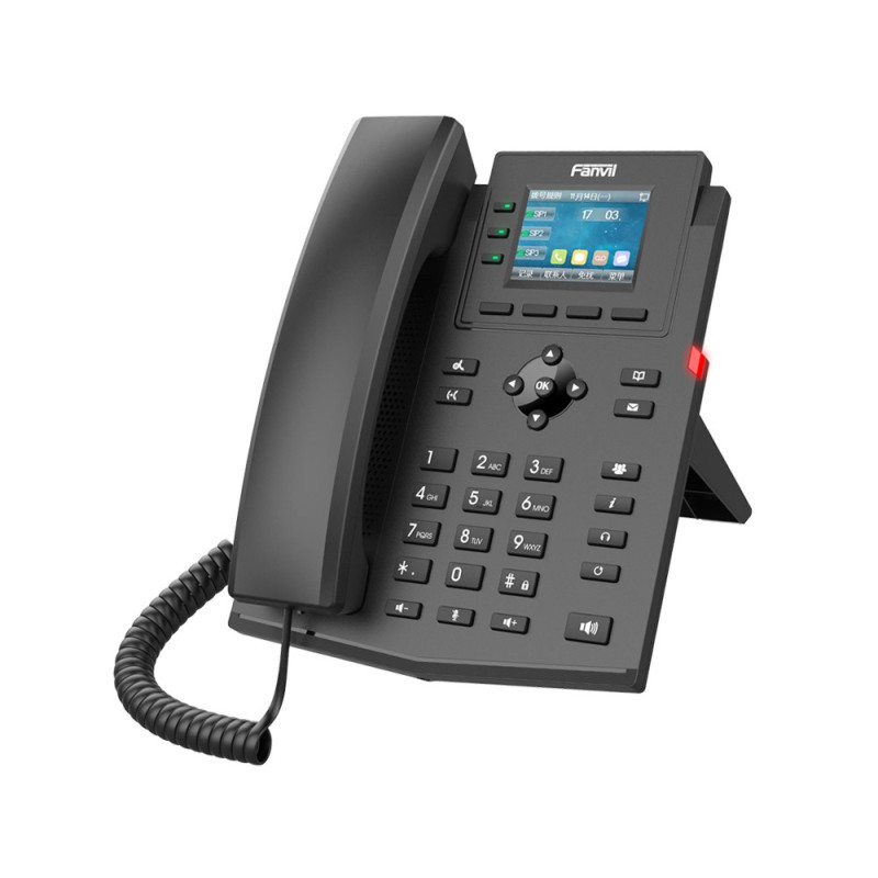 GRANDSTREAM - Fanvil X303-2, dvojvodičový IP telefón, 4 SIP účty, 2,4''farebný displej, 3DSS