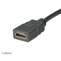 AKASA - HDMI na mini HDMI adaptér - 25 cm