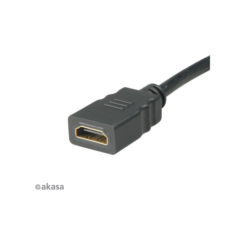 AKASA - HDMI na mini HDMI adaptér - 25 cm