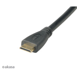 AKASA - HDMI na mini HDMI adaptér - 25 cm