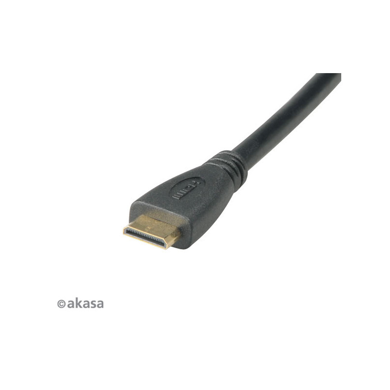 AKASA - HDMI na mini HDMI adaptér - 25 cm