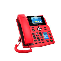 GRANDSTREAM - Fanvil X5U-R SIP červený tel., 3,5'' bar.disp. + 2,4'' disp., 16SIP, 4link.tl.