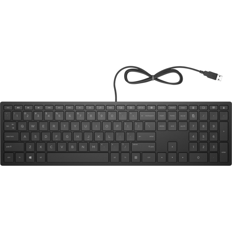HP Pavilion Keyboard 300/Drátová USB/UK layout/Čierna
