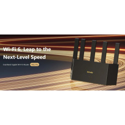 Tenda TX2L Pre AX1500 WiFi 6 Mesh Router, 1x GWAN, 3x GLAN, IPv6, 5x 6dBi anténa, WPA3, SK App