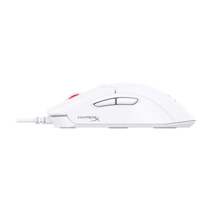 HyperX Pulsefire Haste 2/Herná/Optická/Pre pravákov/26 000 DPI/Drôtové USB-A/Biela