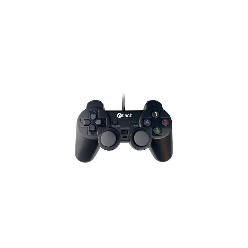 Gamepad C-TECH Callon pre PC/PS3, 2x analóg, X-input, vibračný, 1,8 m kábel, USB