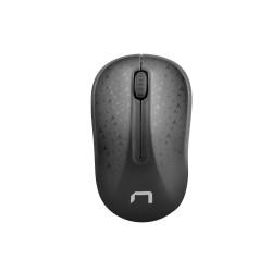 Natec optická myš TOUCAN/1600 DPI/Kancelárska/Optická/1 600 DPI/Bezdrôtová USB/Čierna